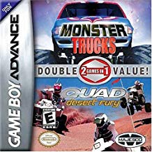 GBA: MONSTER TRUCKS / QUAD DESERT FURY (GAME) - Click Image to Close